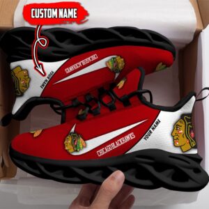 Chicago Blackhawks Custom Name NHL New Max Soul Shoes