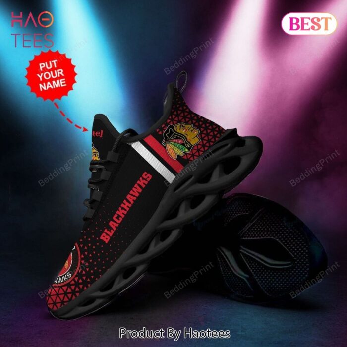 Chicago Blackhawks Custom Personalized NHL Max Soul Shoes