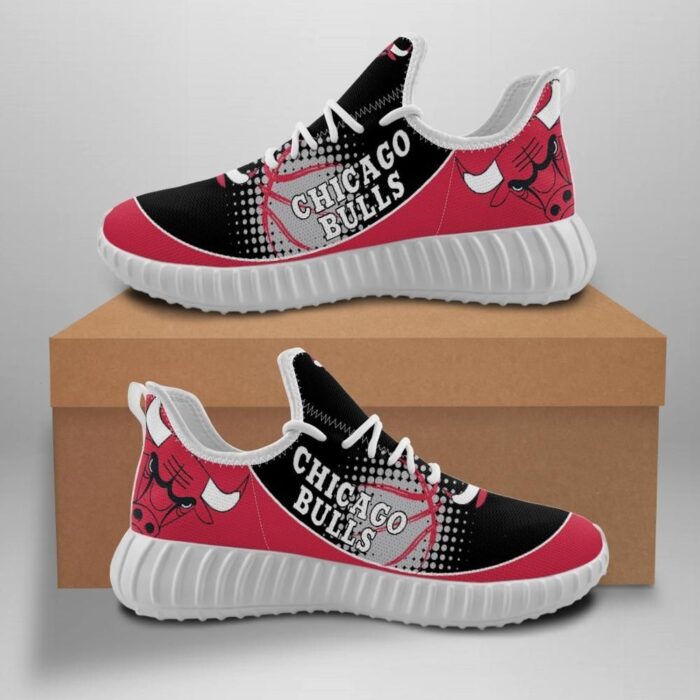 Chicago Bulls New Basketball Custom Shoes Sport Sneakers Chicago Bulls Yeezy Boost