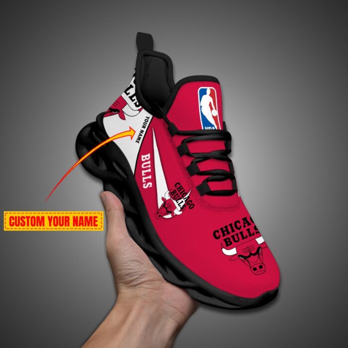 Chicago Bulls Personalized NBA Max Soul Shoes