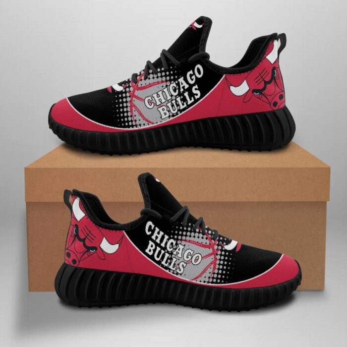 Chicago Bulls Unisex Sneakers New Sneakers Basketball Custom Shoes Chicago Bulls Yeezy Boost