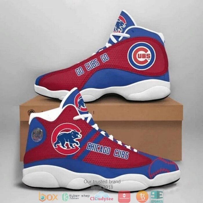 Chicago Cub Mlb Football Teams Air Jordan 13 Sneaker Shoes