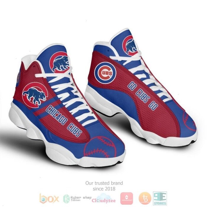 Chicago Cubs Mlb Go Cubs Go Air Jordan 13 Shoes