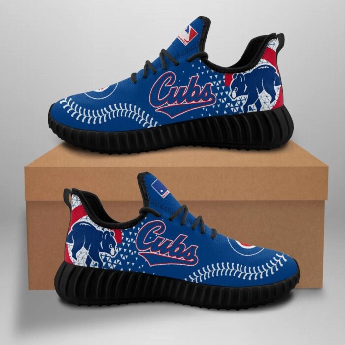 Chicago Cubs Unisex Sneakers New Sneakers Custom Shoes Baseball Yeezy Boost