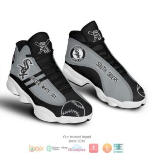 Chicago White Sox Mlb Baseball Air Jordan 13 Sneaker Shoes