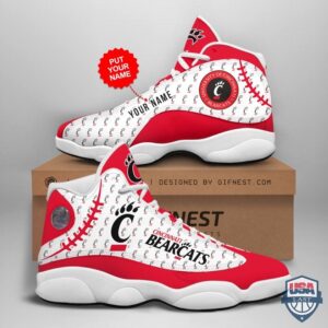 Cincinnati Bearcats Air Jordan 13 Custom Name Personalized Shoes