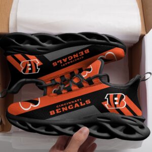 Cincinnati Bengals Black Max Soul Shoes