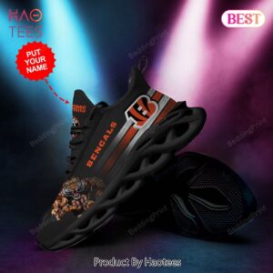 Cincinnati Bengals Custom Personalized NFL Max Soul Shoes