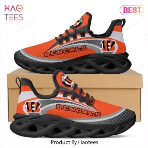 Cincinnati Bengals NFL Grey Mix Orange Max Soul Shoes