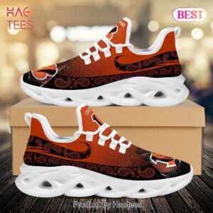 Cincinnati Bengals NFL Hot Orange Color Max Soul Shoes