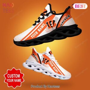 Cincinnati Bengals NFL White Mix Orange Max Soul Shoes