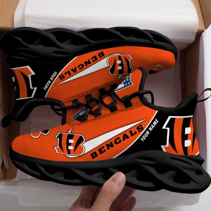 Cincinnati Bengals Personalized Luxury NFL Max Soul Shoes 281122