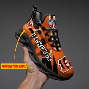 Cincinnati Bengals Personalized Max Soul Shoes