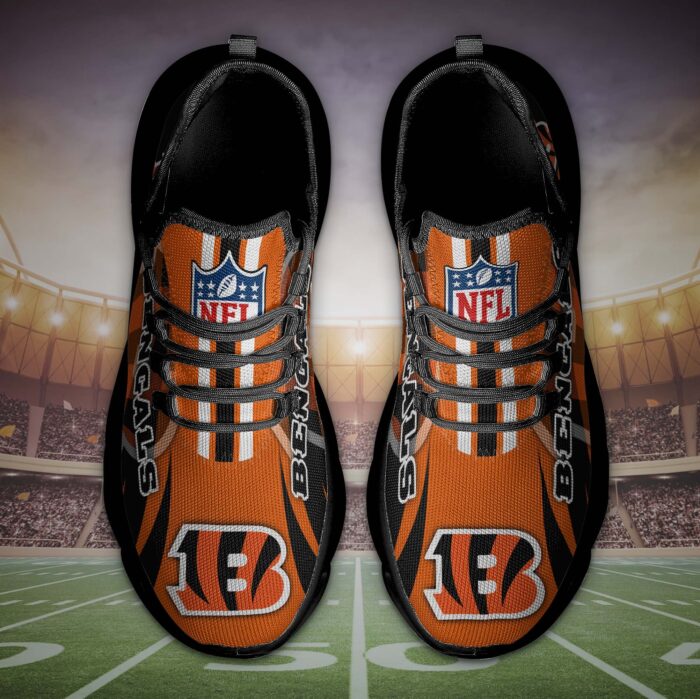 Cincinnati Bengals Personalized Max Soul Shoes