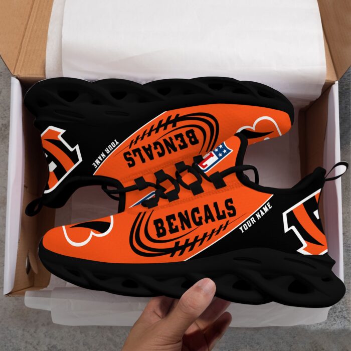 Cincinnati Bengals Personalized Max Soul Shoes Fan Gift