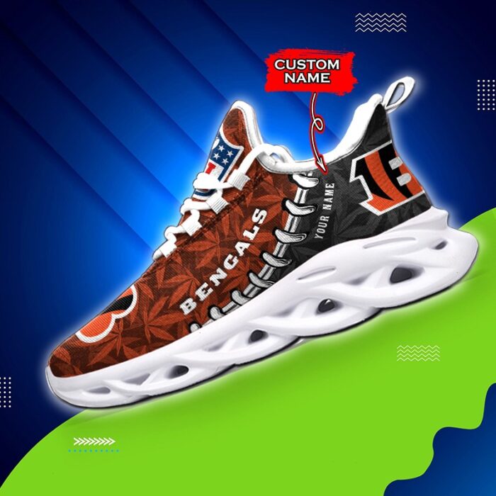 Cincinnati Bengals Personalized Max Soul Shoes for Fan