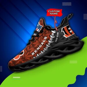 Cincinnati Bengals Personalized Max Soul Shoes for Fan