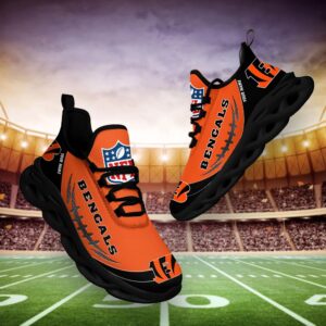 Cincinnati Bengals Personalized NFL Max Soul Shoes Fan Gift