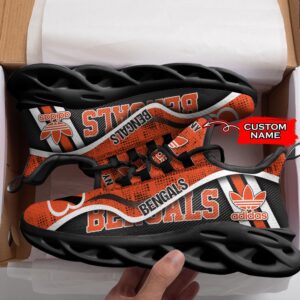 Cincinnati Bengals Personalized NFL Max Soul Sneaker Adidas Ver 1