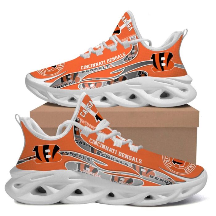 Cincinnati Bengals Super Bowl Champions Max Soul Sneaker Running Sport Shoes