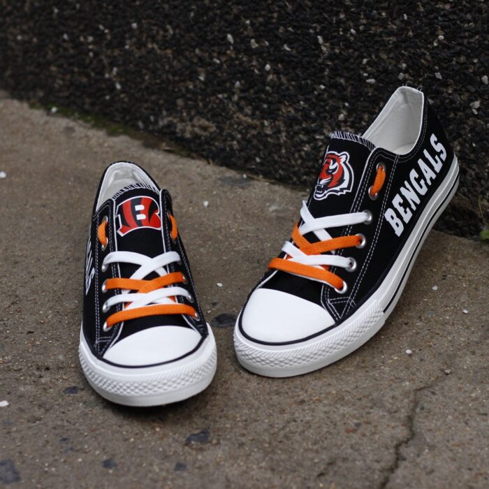 Cincinnati Bengals Women's Shoes Low Top Canvas Shoes