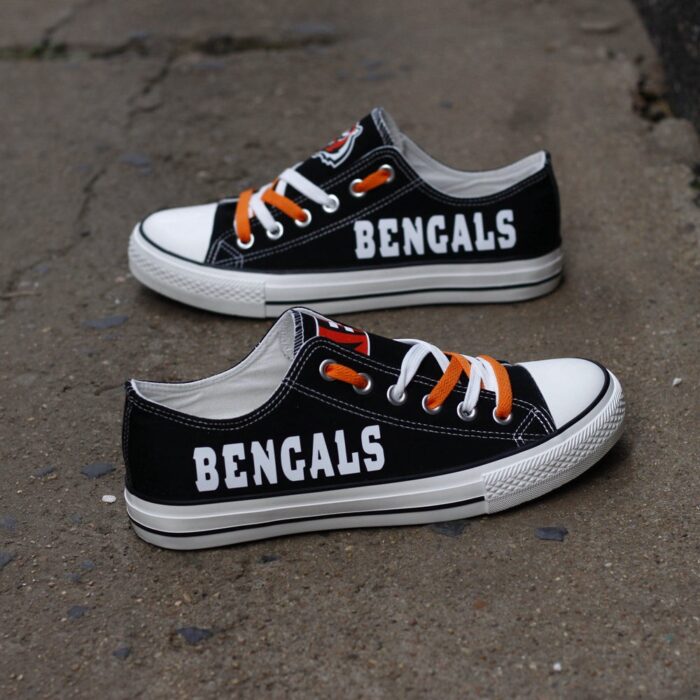 Cincinnati Bengals Women's Shoes Low Top Canvas Shoes