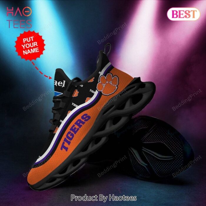 Clemson Tigers Custom Personalized NCAA Max Soul Shoes