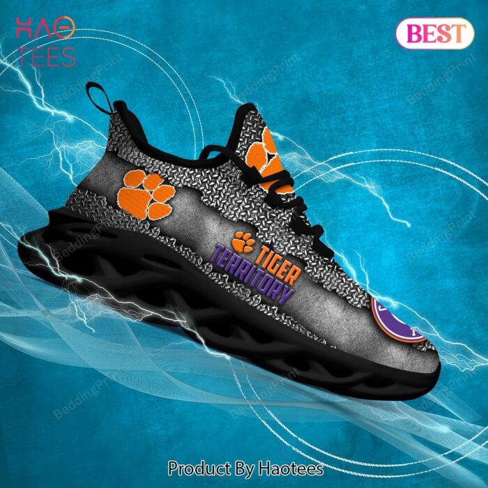 Clemson Tigers NCAA Orange Mix Black Max Soul Shoes