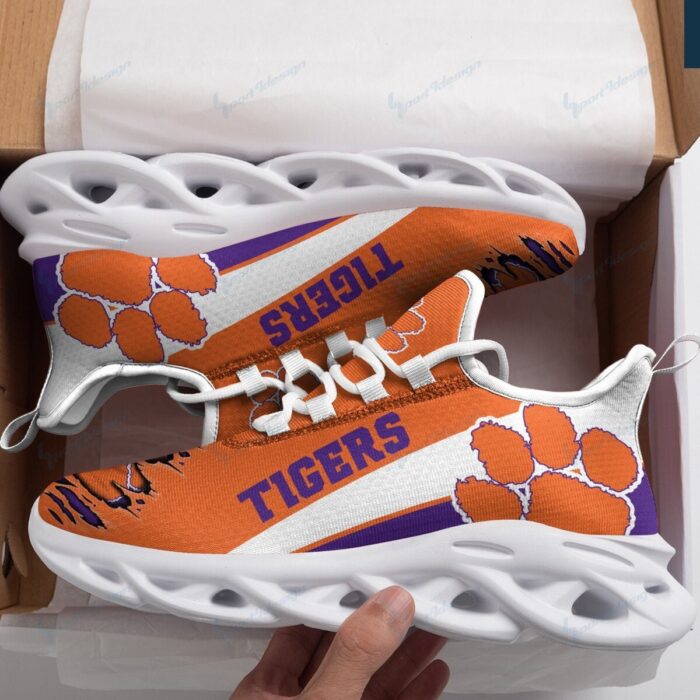 Clemson Tigers White Shoes Max Soul