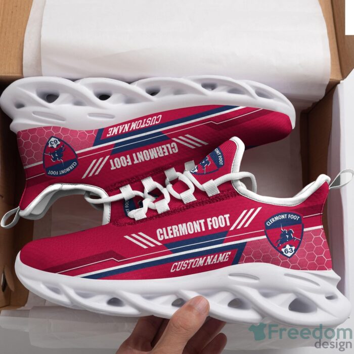 Clermont Foot 63 Custom Name Red Max Soul Shoes