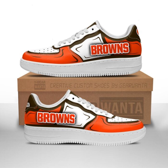 Cleveland Browns Air Sneakers Custom NAF Shoes For Fan