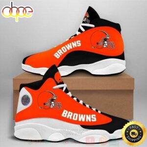 Cleveland Browns NFL Air Jordan 13 Shoes