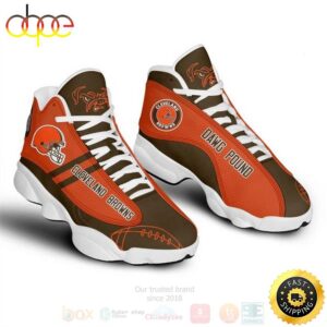 Cleveland Browns NFL Air Jordan 13 Shoes 3