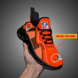 Cleveland Browns NFL Customized Unique Max Soul Shoes