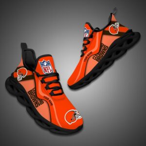 Cleveland Browns NFL Customized Unique Max Soul Shoes