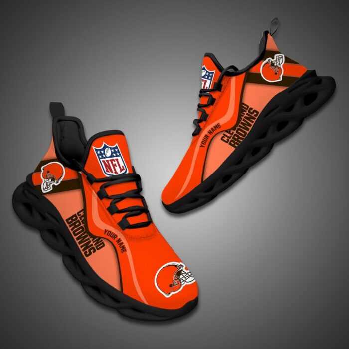 Cleveland Browns NFL Customized Unique Max Soul Shoes