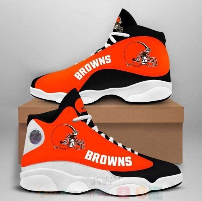 Cleveland Browns Nfl Air Jordan 13 Shoes