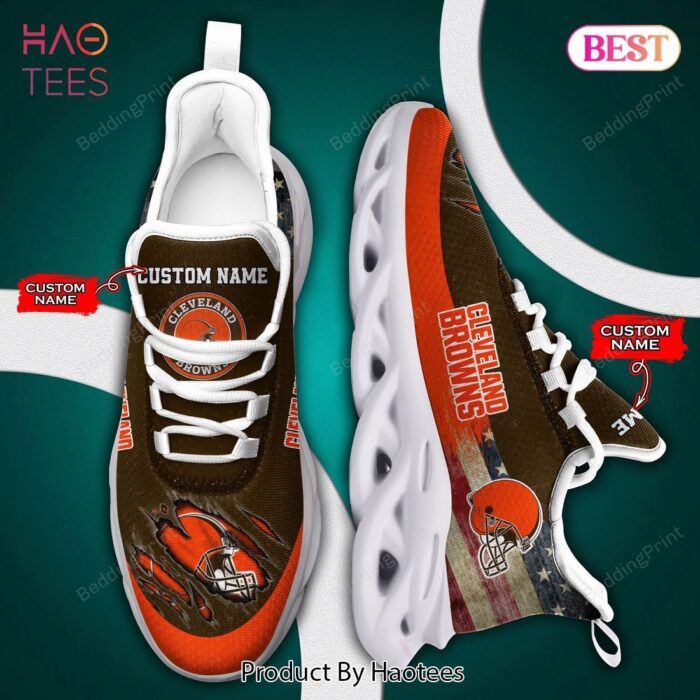 Cleveland Browns Nfl Personalized Max Soul Shoes