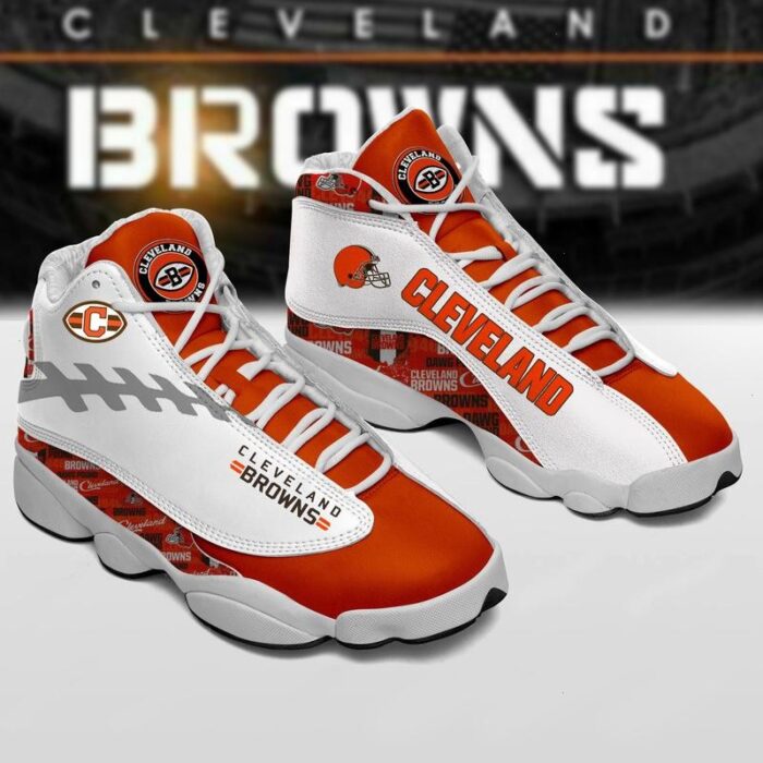 Cleveland Browns Nfl Ver 3 Air Jordan 13 Sneaker