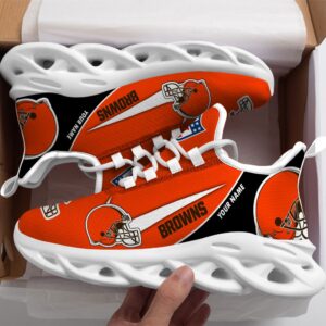 Cleveland Browns Personalized Luxury NFL Max Soul Shoes 281122