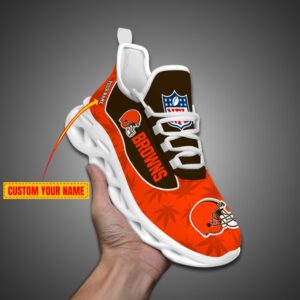 Cleveland Browns Personalized Weed Limited Edition Max Soul Shoes