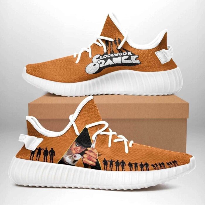 Clockwork Orange Yeezy Boost Shoes Sport Sneakers Yeezy Shoes