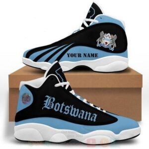 Coat Of Arms Of Botswana Custom Name Air Jordan 13 Shoes