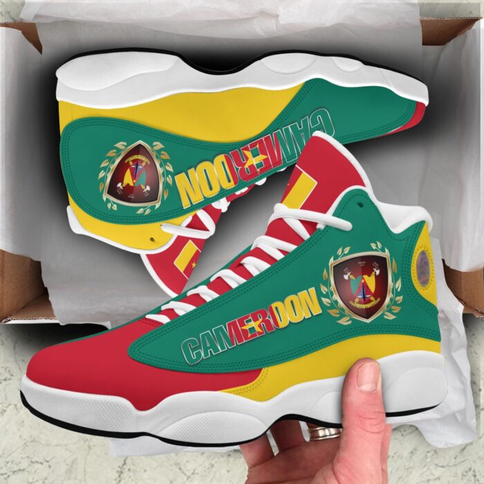 Coat Of Arms Of Cameroon Flag Yellow Green Air Jordan 13 Shoes