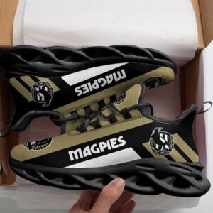 Collingwood Magpies Black Shoes Max Soul