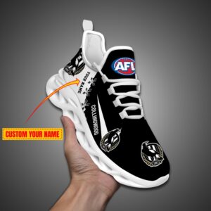 Collingwood Magpies Personalized AFL Max Soul Shoes