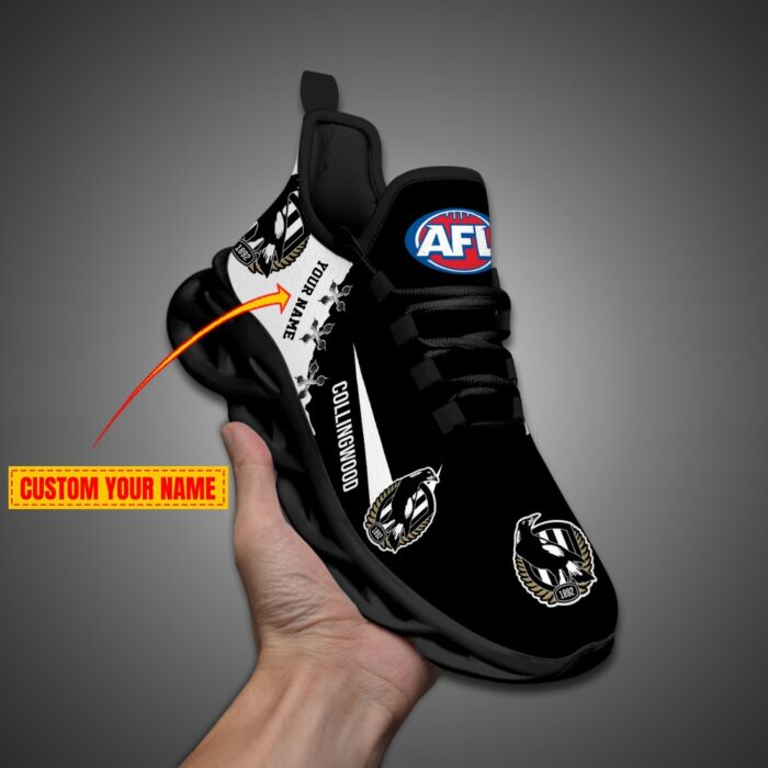 Collingwood Magpies Personalized AFL Max Soul Shoes