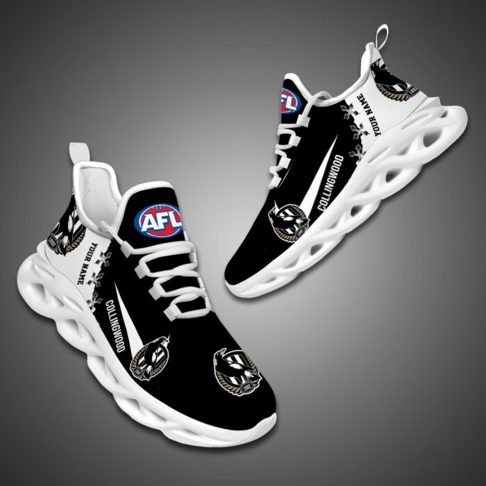 Collingwood Magpies Personalized AFL Max Soul Shoes