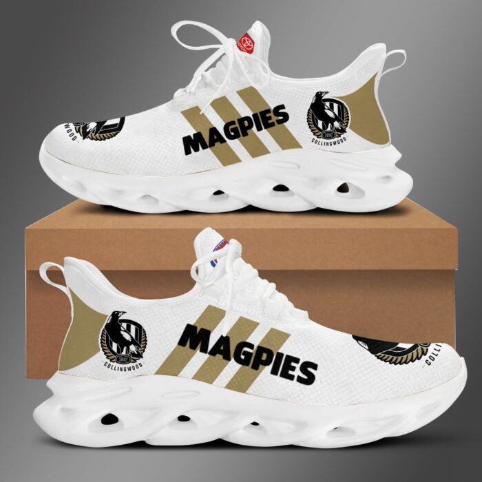 Collingwood Magpies White Max Soul Shoes