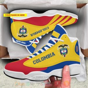 Colombia Personalized Air Jordan 13 Shoes